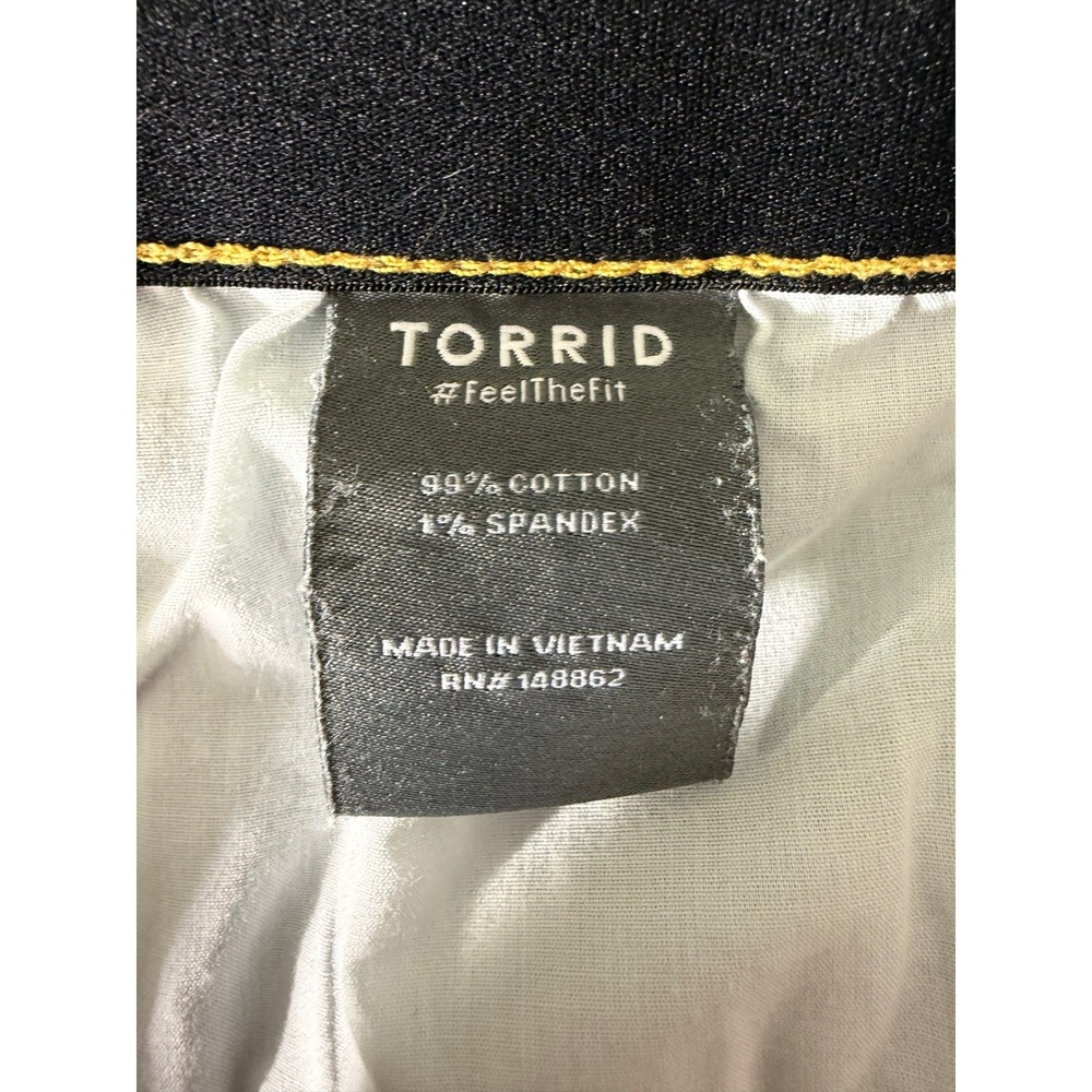 Torrid High-Rise Baggy Straight Jeans 16R Blue Excellent Classic Denim 148862‎ - Picture 3 of 5
